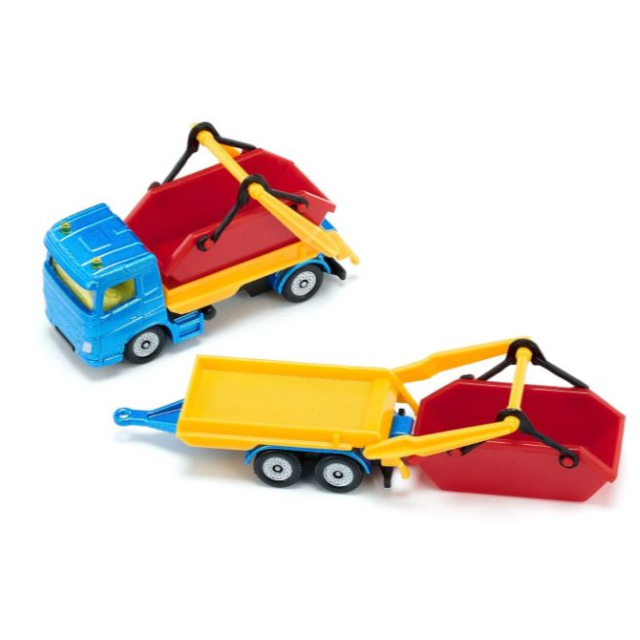 Siku - Truck With Skip + Trailer