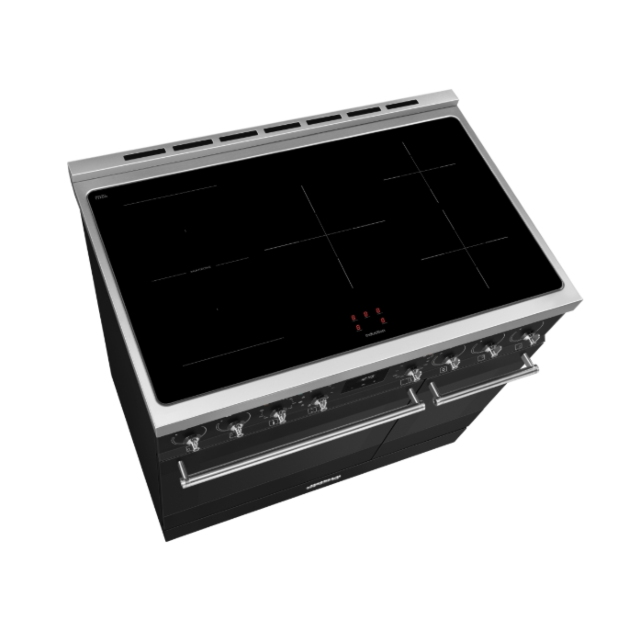Smeg C92IPMB2 Symphony Electric Range Cooker with Induction Hob - 90cm - Matte Black