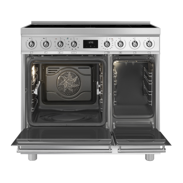 Smeg C92IPX2 Symphony Electric Range Cooker with Induction Hob - 90cm - Stainless Steel
