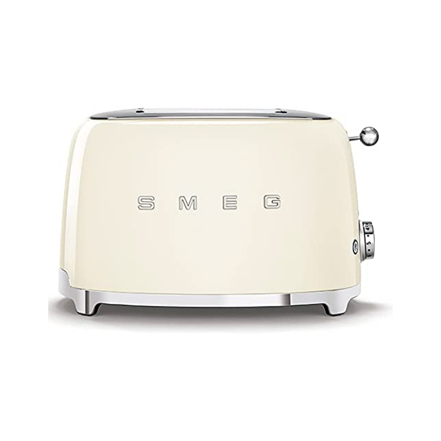 Smeg TSF01CRUK 2 Slice Retro Style Toaster Cream