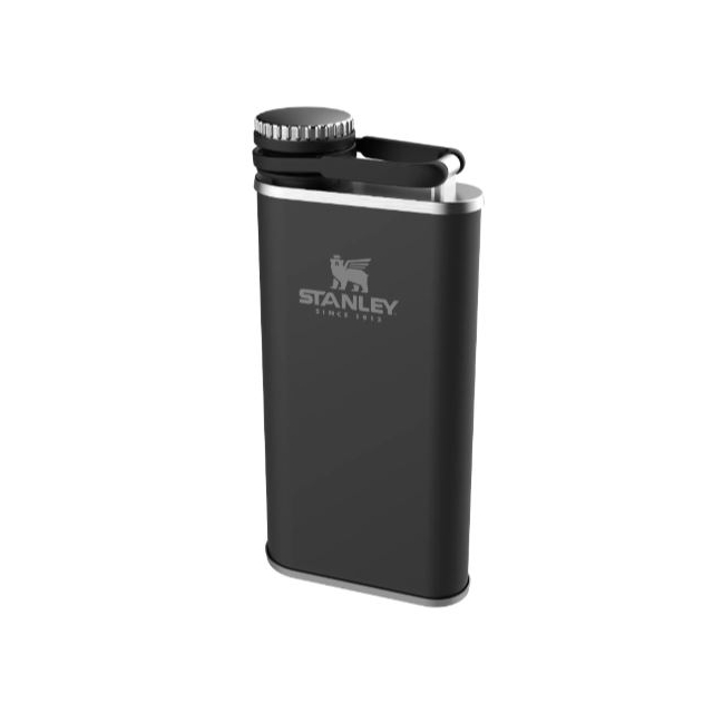 Stanley easy fill wide mouth flask 0.23L - Black Pebble