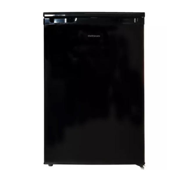 Statesman U355B 55cm Under Counter Freezer - Black 