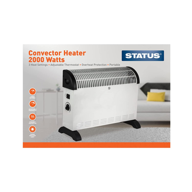 Status Convection Heater 2kW - 3 Heat Settings