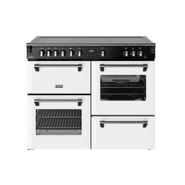 Stoves 444412034 Richmond Deluxe RCA 110Ei RTY Induction Range Cooker - 110cm - Ice White