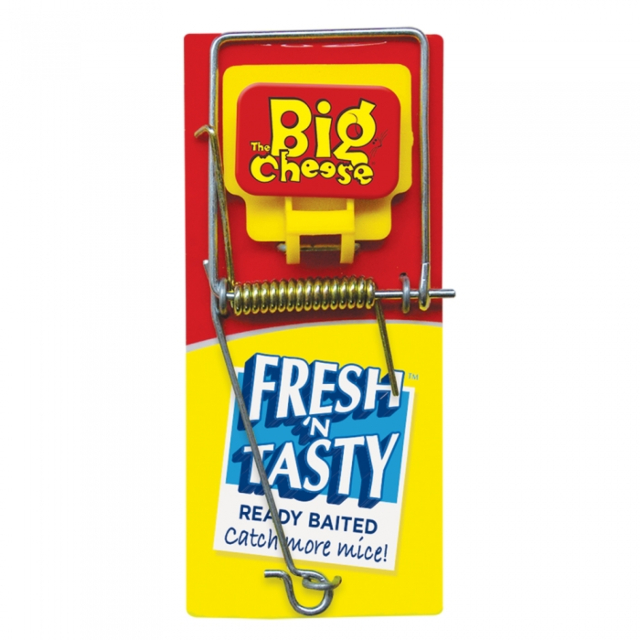 The Big Cheese Fresh Baited Mouse Trap