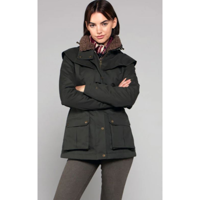 Yoggi Portobello Waterproof Coat - Dark Green 