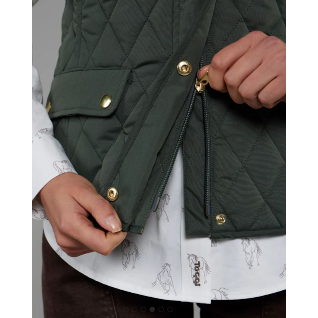Toggi Storford Quilted Gilet - Dark Khaki 
