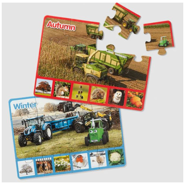 Tractor Ted 4 Puzzles In A Box Seasons