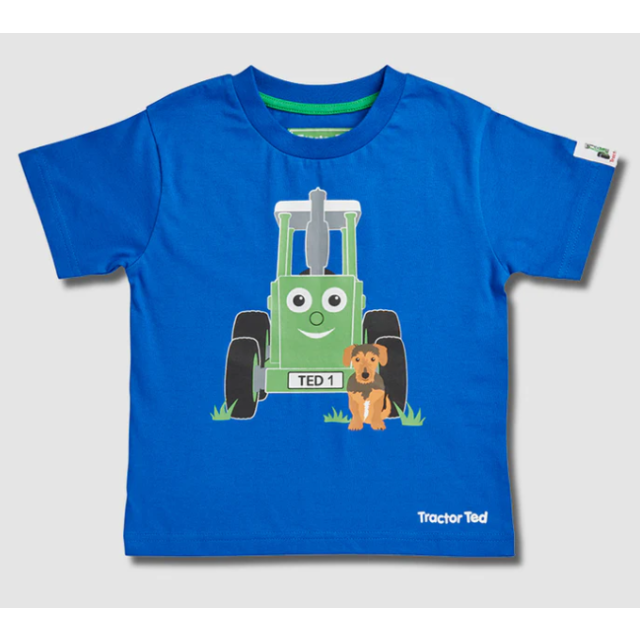 Tractor Ted T-Shirt Midge - Blue 