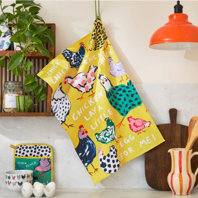 Ulster Weavers Teatowel Cotton - Chick Chicken