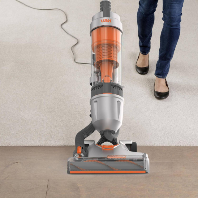 VAX U85-AS-Be Upright Corded Bagless Vacuum - Orange/Grey