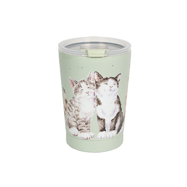 Wrendale Thermal Travel Cup - Feline Friends