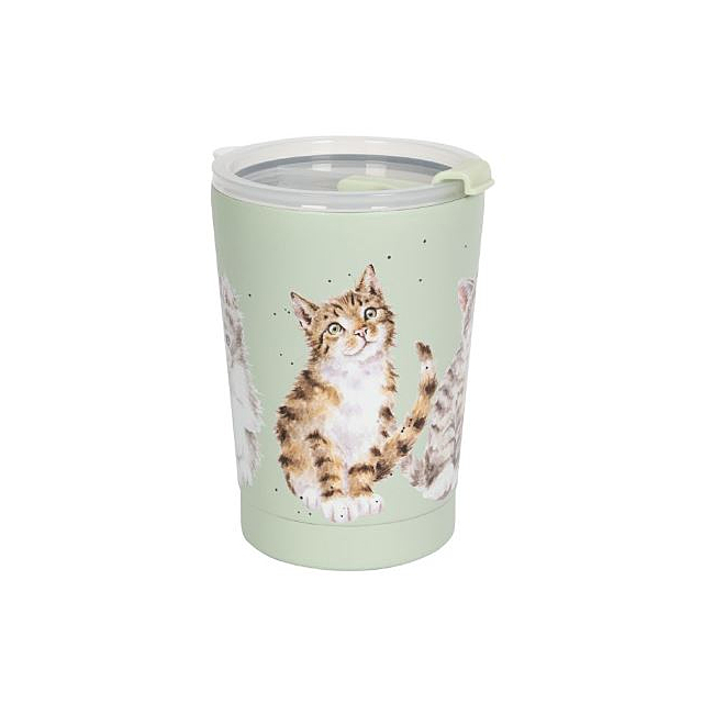 Wrendale Thermal Travel Cup - Feline Friends
