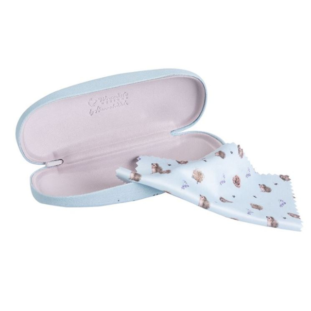 Wrendale Glasses Case 'Love and Hedgehugs'