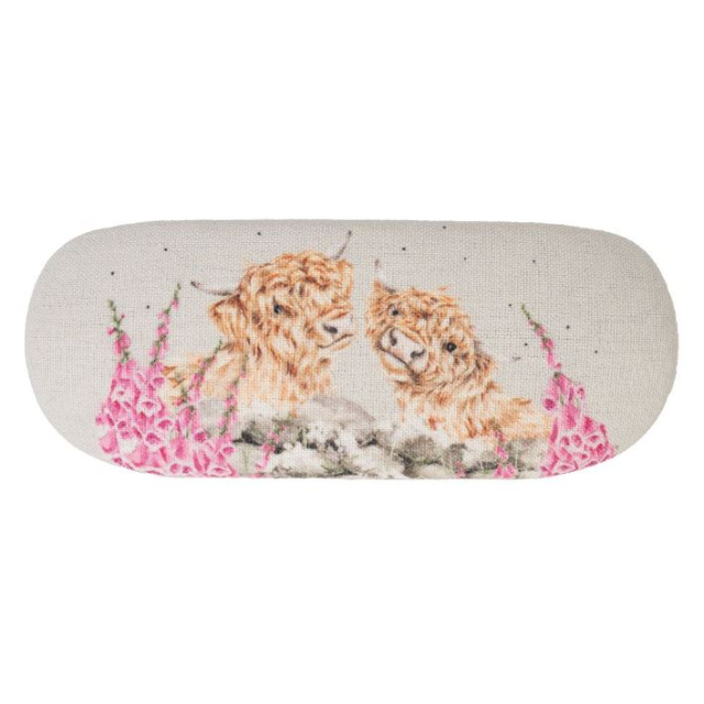 Wrendale Glasses Case Cow