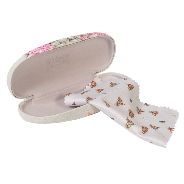 Wrendale Glasses Case Cow