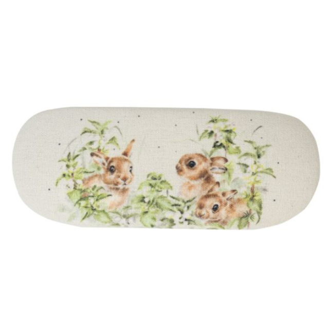 Wrendale Glasses Case - Spring Hares