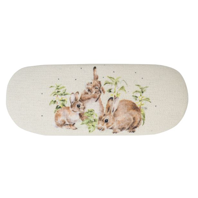 Wrendale Glasses Case - Spring Hares