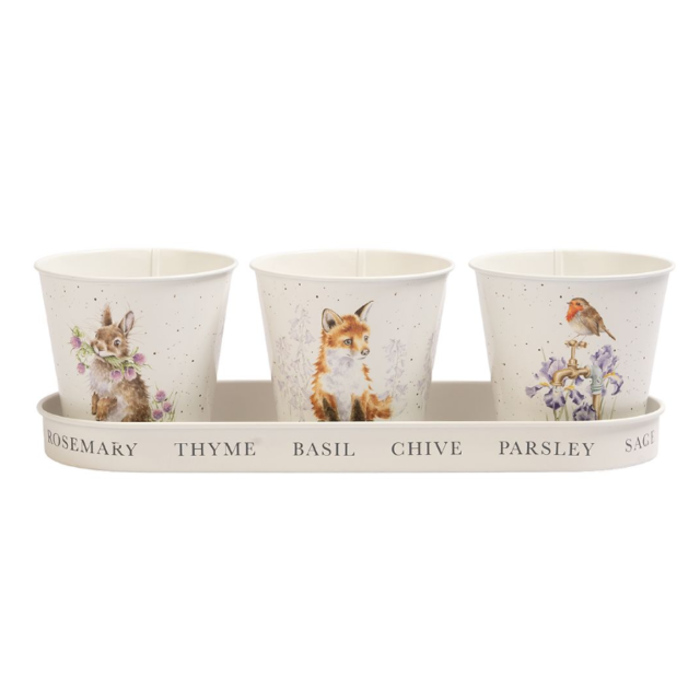 Wrendale Animal Herb Pots
