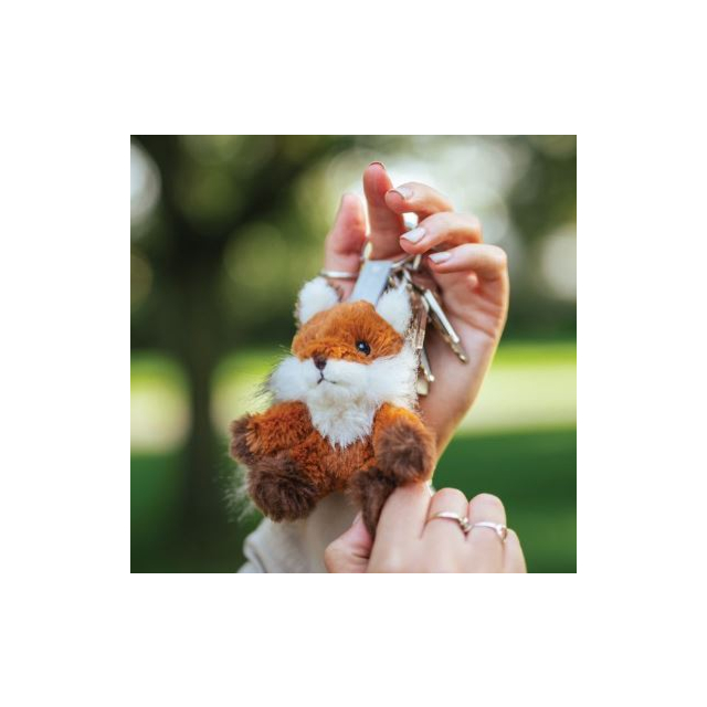 Wrendale Plush Keyring - Fox Autumn