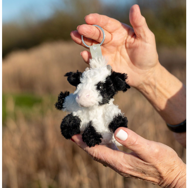 Wrendale Plush Keyring Holstein Cow Mathilda