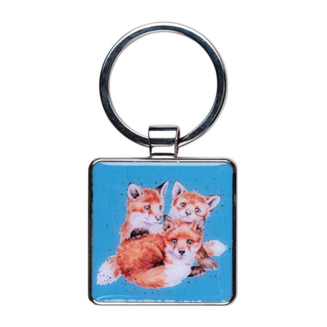 Wrendale Keyring Fox Snug As A Cub