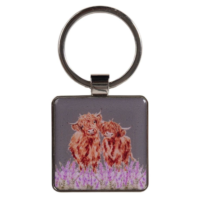 Wrendale Keyring Highland Cow