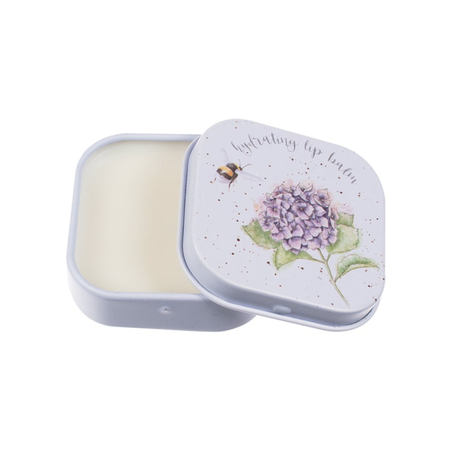 Wrendale Lip Balm In A Tin Bee Hydrangea