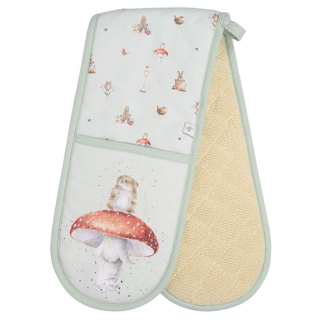 Wrendale Double Oven Glove 'Garden Friends'