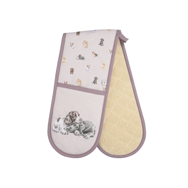 Wrendale Double Oven Glove -  'A Dogs Life'