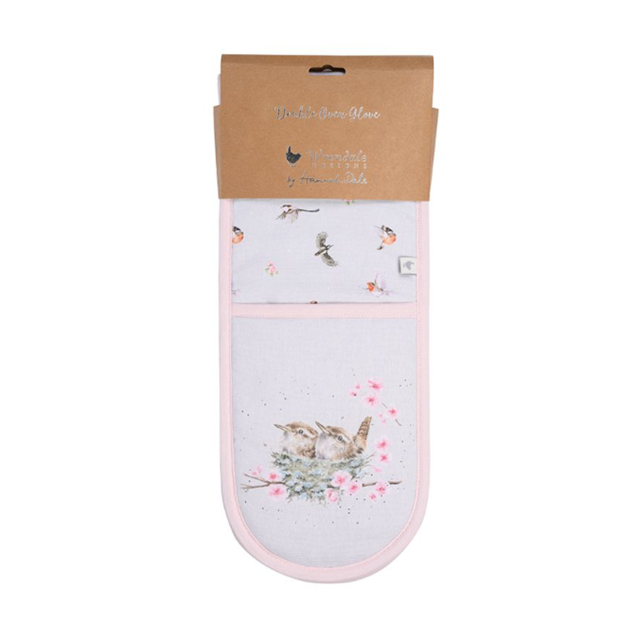 Wrendale Double Oven Glove - 'Feathered Friends' 