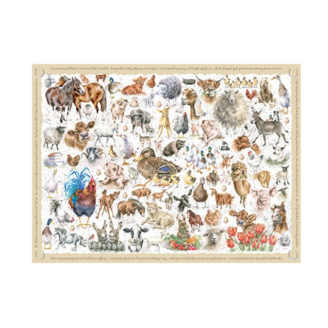 Wrendale Jigsaw - Farmyard