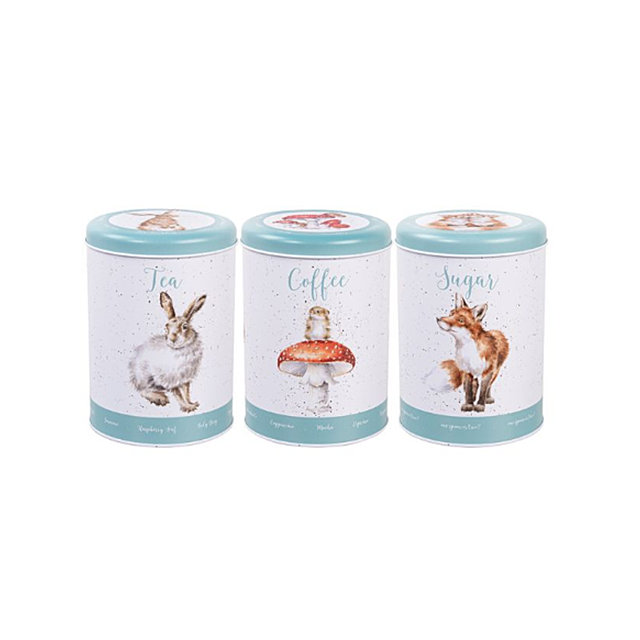 Wrendale Tea Coffee Sugar Set The Country Set Mushroom 