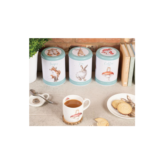 Wrendale Tea Coffee Sugar Set The Country Set Mushroom 